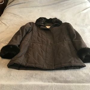 Talbots Petite Short Brown Winter Coat